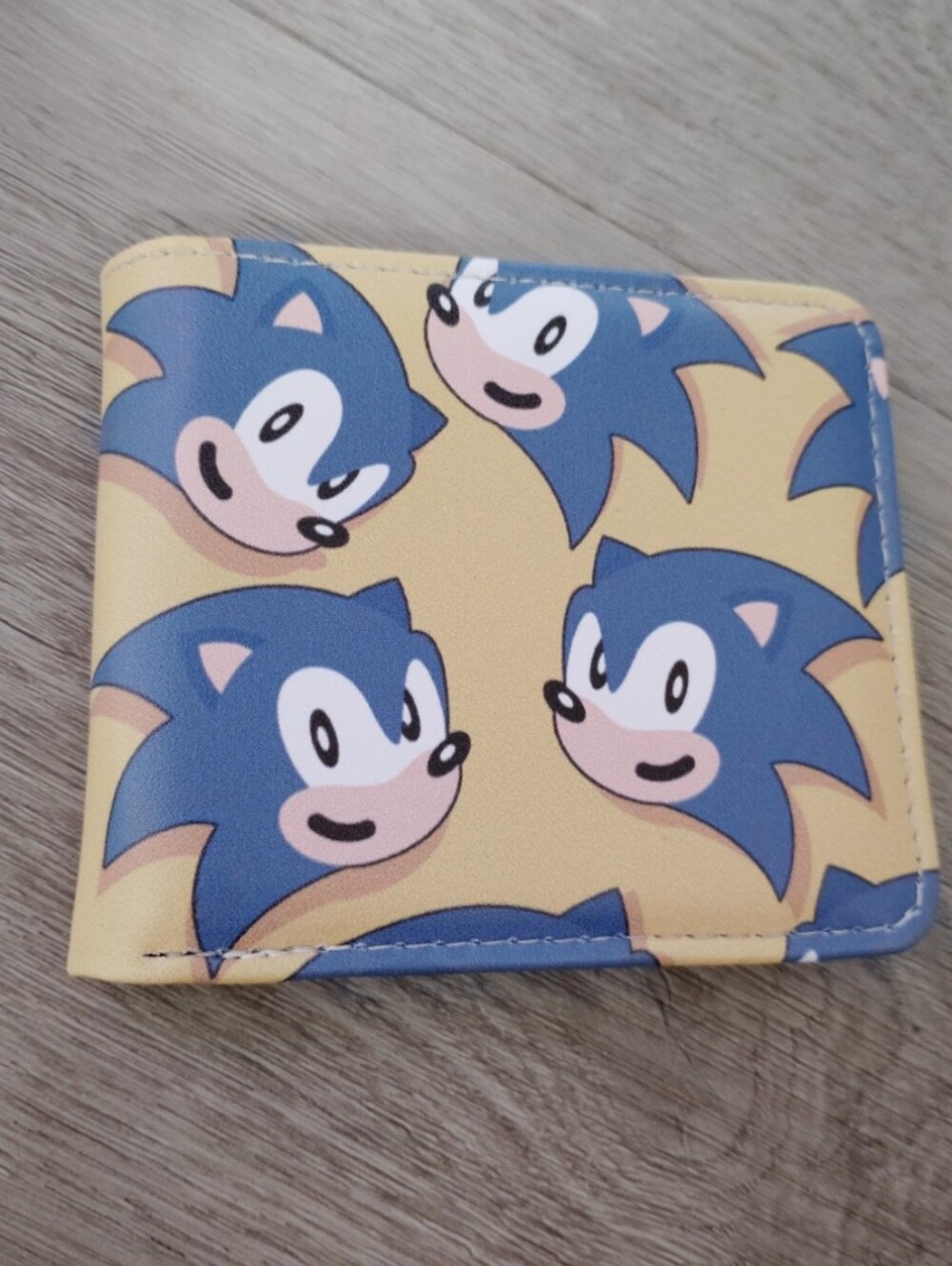 New Sonic the hedgehog anime manga leather wallet